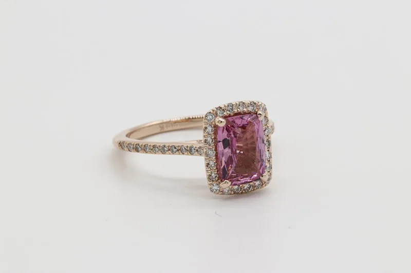Dije corazón oro rosa